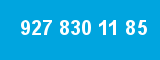 927 830 11 85